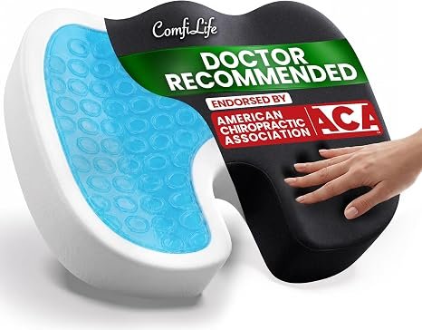 Premium Gel & Memory Foam Seat Cushion by comfilife seat cushion
