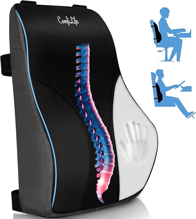 Lumbar Support Pillow for Office Chair by comfilife seat cushion